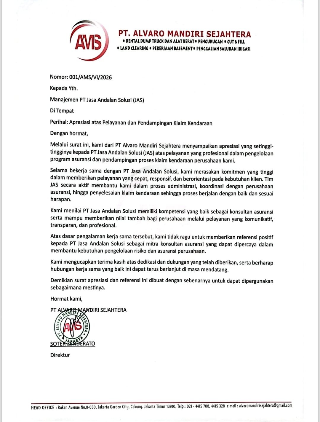 PT Alvaro Mandiri Sejahtera
